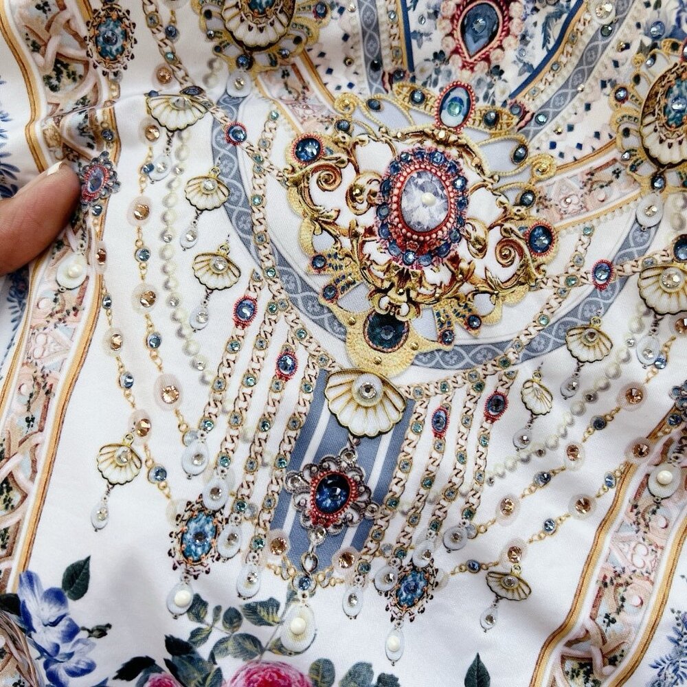 Camilla Multicolor Jewel-Embellished One Piece Swimsuit - Picture 5 of 10